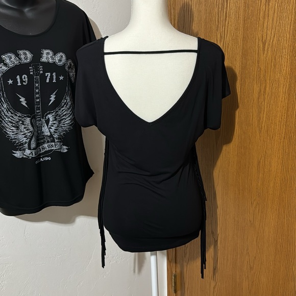 2 Hard Rock Guitar Co. Orlando black Rock&Roll tops - Picture 4 of 12